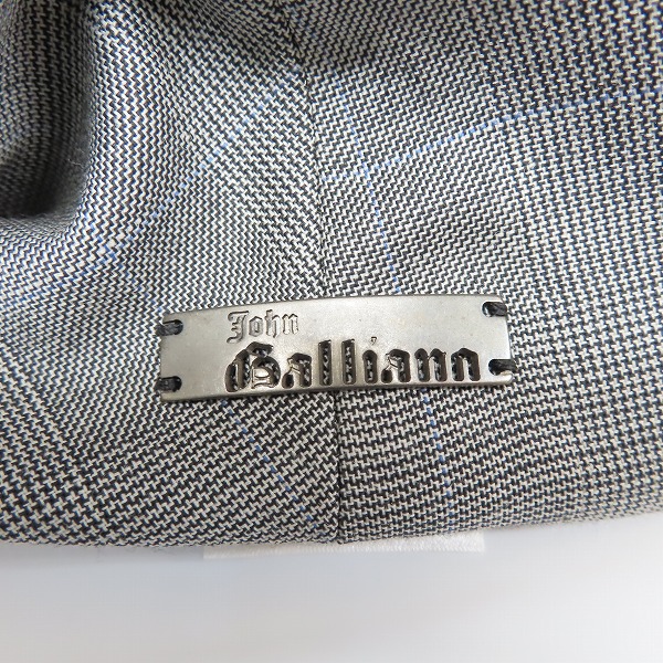 実際に弊社で買取させて頂いたJohn Galliano/ジョンガリアーノ ハンチングキャップ size：Lの画像 7枚目