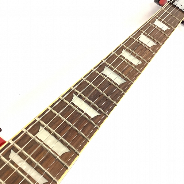 実際に弊社で買取させて頂いた★Epiphone/エピフォン Les Paul Standard レスポール スタンダード メタリックレッド ソフトケース付きの画像 3枚目