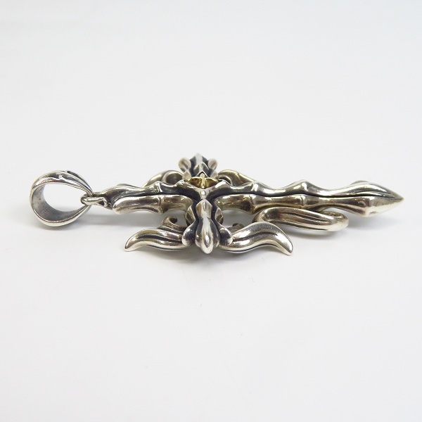 実際に弊社で買取させて頂いたBloody Mary/ブラッディマリー ARKADIA Nemesis/アルカディア ネメシス SILVER/K18 クロス ペンダント トップの画像 3枚目