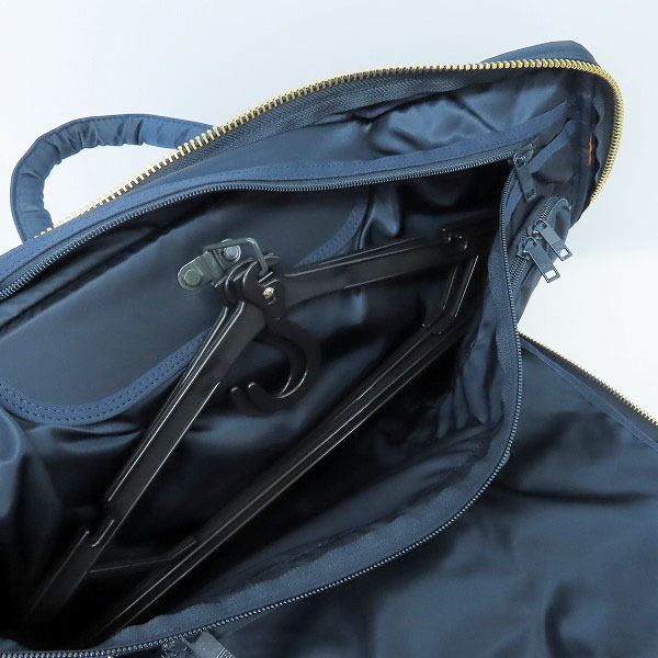 実際に弊社で買取させて頂いたHEAD PORTER/ヘッドポーター TANKER/タンカー ガーメントケース ネイビーの画像 6枚目