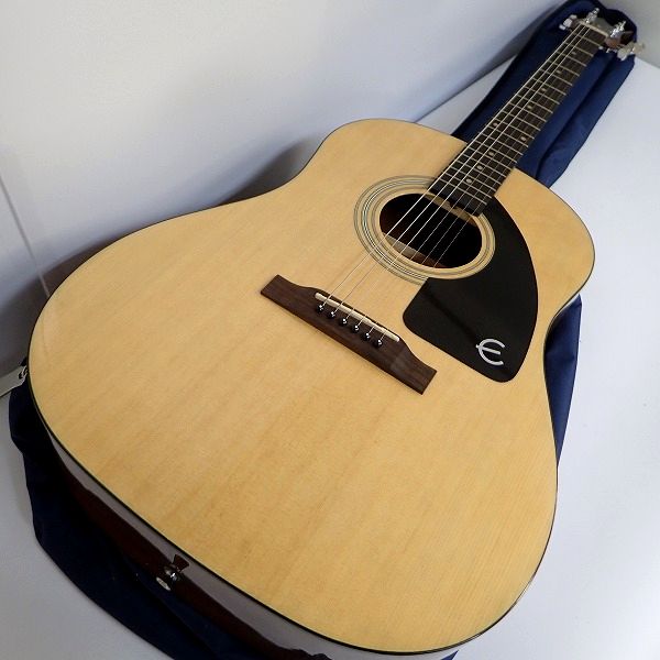 実際に弊社で買取させて頂いた★Epiphone/エピフォン AJ-100 NA アコースティックギター/アコギ ソフトケース付