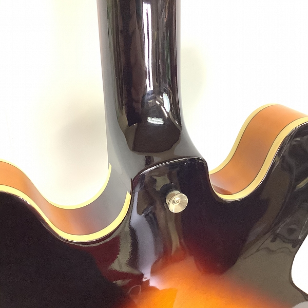 実際に弊社で買取させて頂いた★Epiphone/エピフォン DOT/VS セミアコ エレキギター 動作確認済みの画像 8枚目