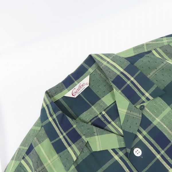 実際に弊社で買取させて頂いたCALEE/キャリー コットンチェックシャツ/Lの画像 5枚目