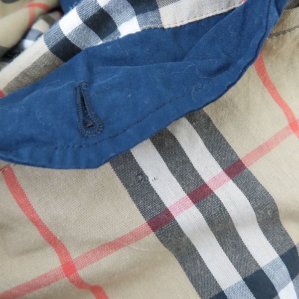 実際に弊社で買取させて頂いたBurberrys/バーバリーズ 裏地ノバチェック ロングコート/45の画像 5枚目
