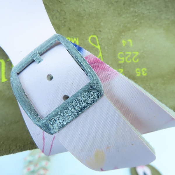 実際に弊社で買取させて頂いたBIRKENSTOCK/ビルケンシュトック Popillio  Gizeh/ギゼ  花柄/アリゾナ チェリー柄 サンダル/22.5/23.0  2点セットの画像 5枚目