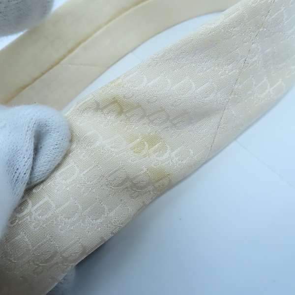 実際に弊社で買取させて頂いたChristian Dior/クリスチャンディオール トロッターロゴ総柄 シルクネクタイ の画像 3枚目