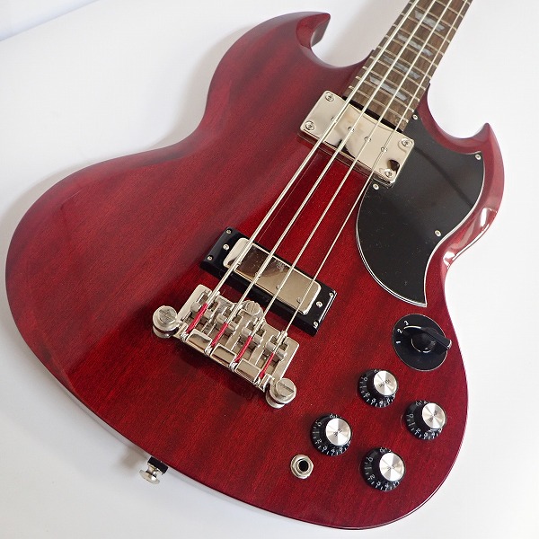 実際に弊社で買取させて頂いた★Epiphone/エピフォン EB-3  SGスタイル 4弦ベース ギグケース付の画像 4枚目
