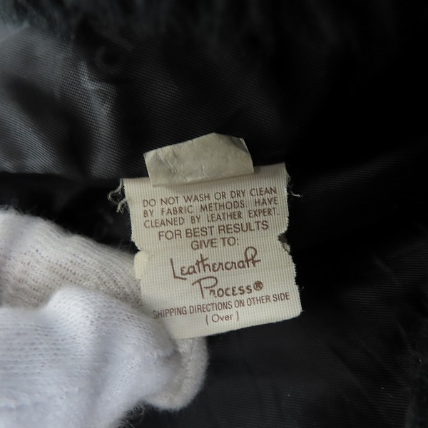 実際に弊社で買取させて頂いたSchott/ショット 642 ライナー付き レザー シングルライダースジャケット/36の画像 3枚目