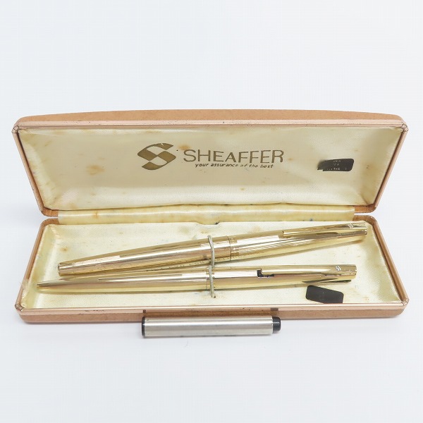 実際に弊社で買取させて頂いたSHEAFFER/シェーファー 万年筆/ボールペン 2点セットの画像 7枚目