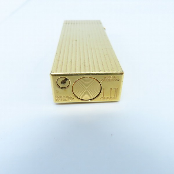 実際に弊社で買取させて頂いたdunhill/ダンヒル サイドローラーガスライター ゴールドの画像 3枚目