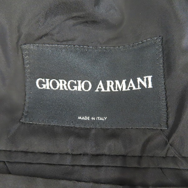 実際に弊社で買取させて頂いた【JPタグ】GIORGIO ARMANI/ジョルジオアルマーニ ジャケット/パンツ セットアップ/46の画像 2枚目