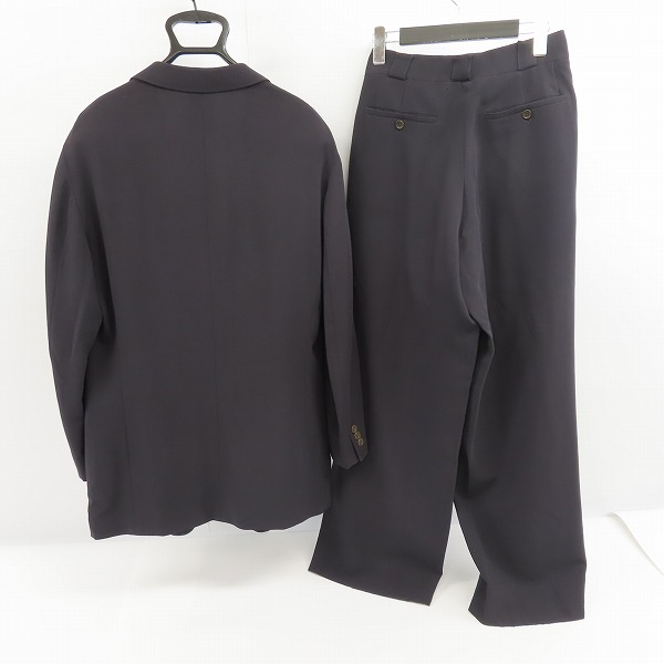 実際に弊社で買取させて頂いたGIORGIO ARMANI/ジョルジオアルマーニ ジャケット/パンツ セットアップ/40の画像 1枚目