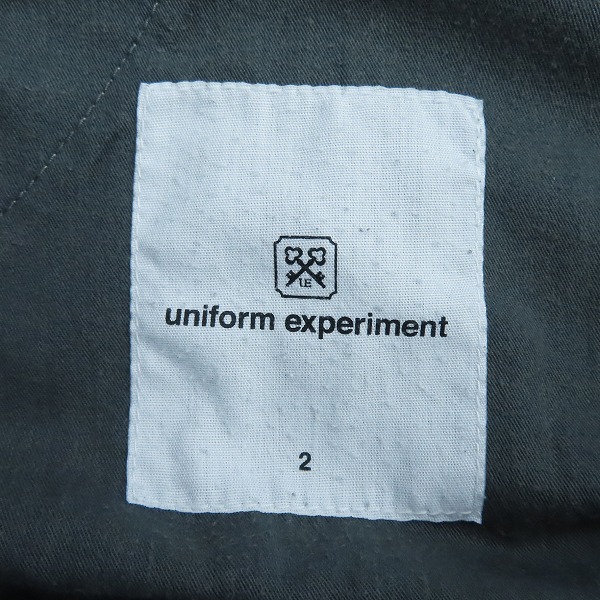 実際に弊社で買取させて頂いたuniform experiment/ユニフォームエクスペリメント スタッズ ハーフパンツ/2の画像 2枚目