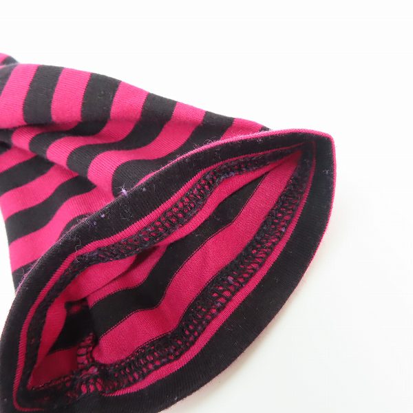 実際に弊社で買取させて頂いたDIET BUTCHER SLIM SKIN/ダイエットブッチャースリムスキン ボーダー柄 ロングTシャツ 2の画像 6枚目