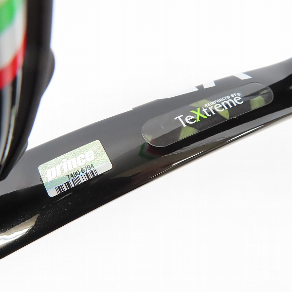 実際に弊社で買取させて頂いた【未使用】Prince×HYDROGEN/プリンス×ハイドロゲン BEAST 100 (300) HYDROGEN テニスラケット 7TJ141の画像 2枚目