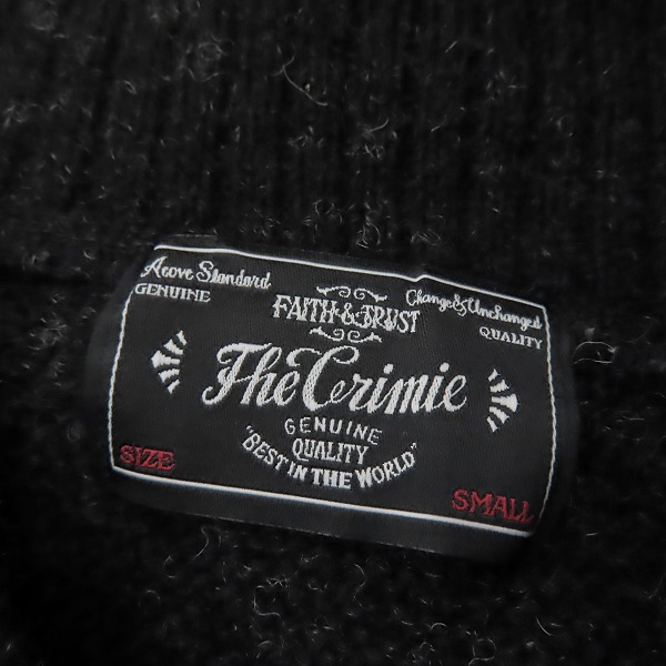 実際に弊社で買取させて頂いたTHE CRIMIE/クライミー ウールショールカラーニット/size：Sの画像 2枚目