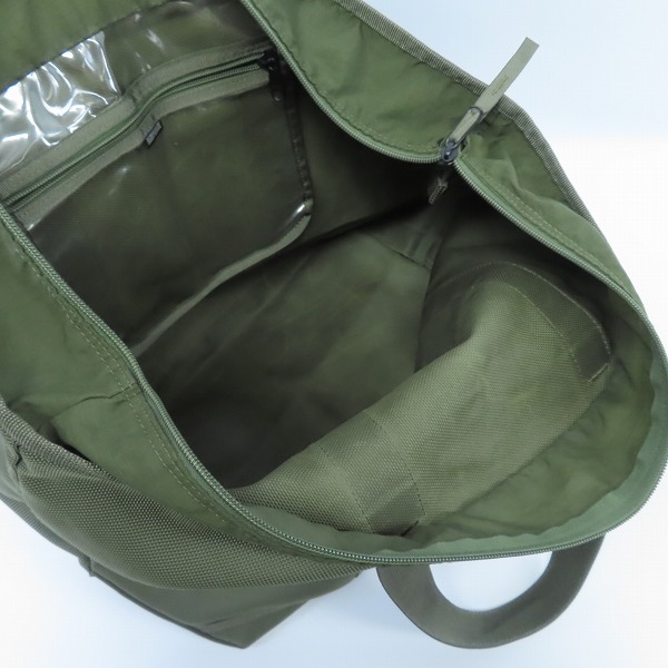 実際に弊社で買取させて頂いたHEAD PORTER/ヘッドポーター ナイロン切り替え トートバッグ カーキの画像 5枚目