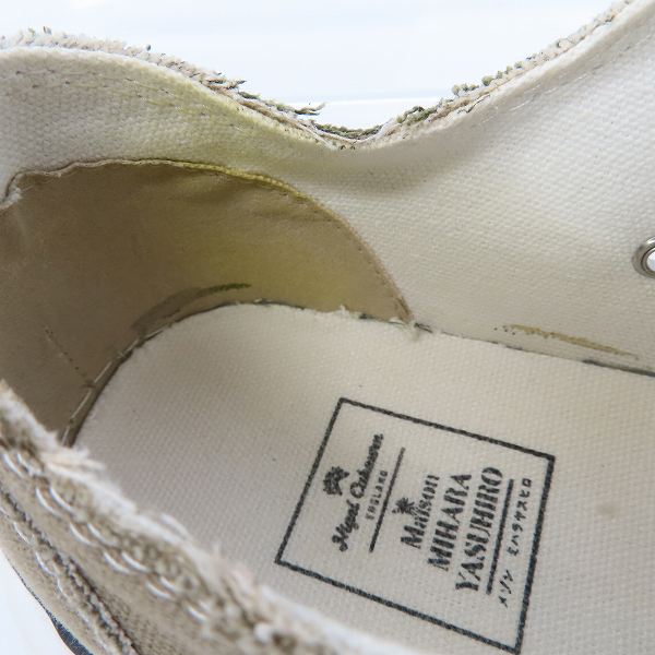 実際に弊社で買取させて頂いたMaison MIHARA YASUHIRO×Nigel Cabourn/ミハラヤスヒロ×ナイジェルケーボン スニーカー/シューズ カーキ C02FW702/42の画像 6枚目