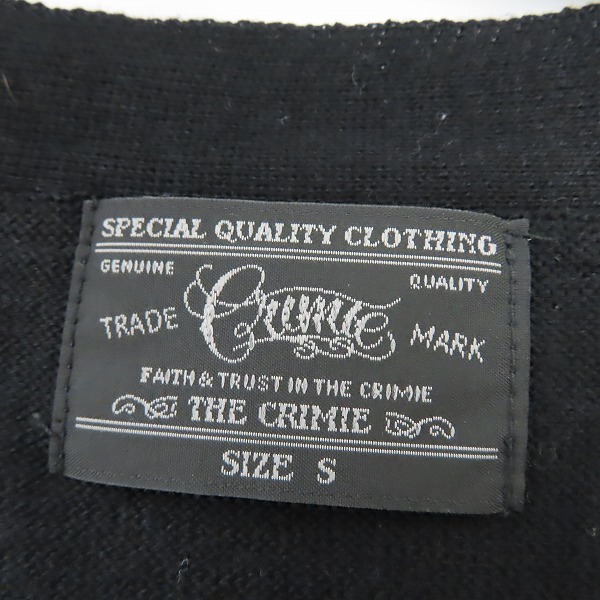 実際に弊社で買取させて頂いたTHE CRIMIE/クライミー コットン カーディガン/size：Sの画像 2枚目