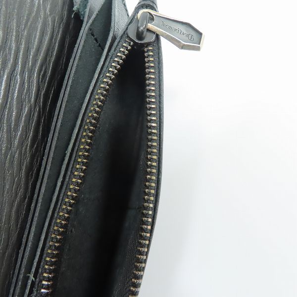 実際に弊社で買取させて頂いたDEAL DESIGN/ディールデザイン パイソンレザーコンビ ウォレットｗ/ダガー＆ライオンウォレットハンガーの画像 5枚目