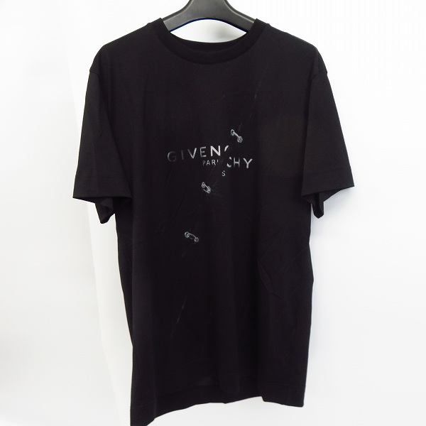 実際に弊社で買取させて頂いた【JPタグ】GIVENCHY/ジバンシィ ロゴプリント 半袖Tシャツ BM713Y3Y6B/L