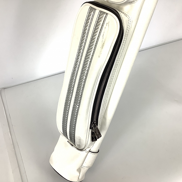 実際に弊社で買取させて頂いたTitleist/タイトリスト PUセルフスタンドキャリー スタンド式 クラブケース 47インチ対応 AJSSB91 ホワイトの画像 2枚目