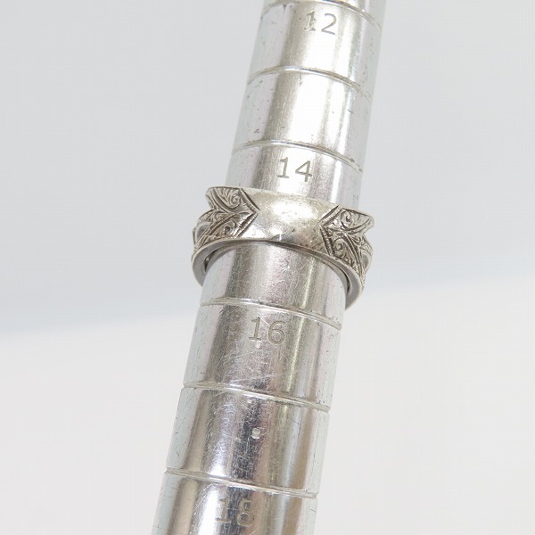 実際に弊社で買取させて頂いたLoree Rodkin/ローリーロドキン カットアウト スパイダーウェブ 18Kスカル リング 15号の画像 7枚目