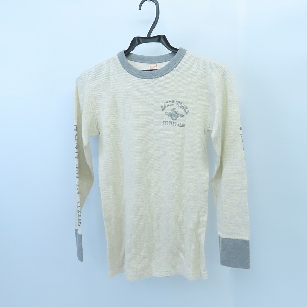 実際に弊社で買取させて頂いた【未使用】FLAT HEAD/フラットヘッド サーマル プリント 長袖Tシャツ/ロンT 38