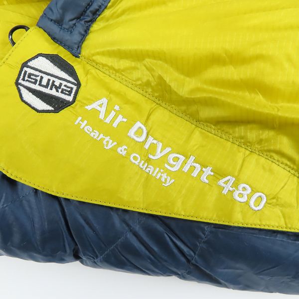 実際に弊社で買取させて頂いたISUKA/イスカ エアドライト480レギュラー 寝袋 シュラフ 1476-33の画像 1枚目