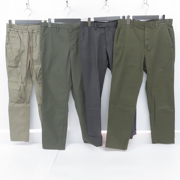 実際に弊社で買取させて頂いたBrooks Brothers/ブルックスブラザーズ Barneys New York/バーニーズニューヨーク他 ロングパンツ 4点セット