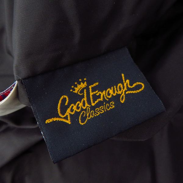 実際に弊社で買取させて頂いたSchott×GOODENOUGH/ショット×グッドイナフ Perfecto/パーフェクト レザー ダウンジャケット/Mの画像 3枚目