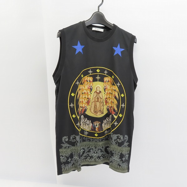 実際に弊社で買取させて頂いたGIVENCHY/ジバンシィ マリア/スター プリント×刺繍 ノースリーブカットソー 13P 7720 487/size：XS