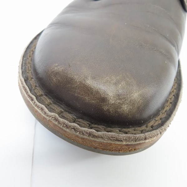 実際に弊社で買取させて頂いたtrippen/トリッペン 3ホール レザーシューズ ダークブラウン/40の画像 6枚目