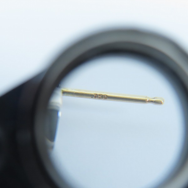 実際に弊社で買取させて頂いた【ギャラ付】LEATHERS & TREASURES/レザーズアンドトレジャーズ  セイクリードハートスタッド ピアス w/アメジストの画像 3枚目