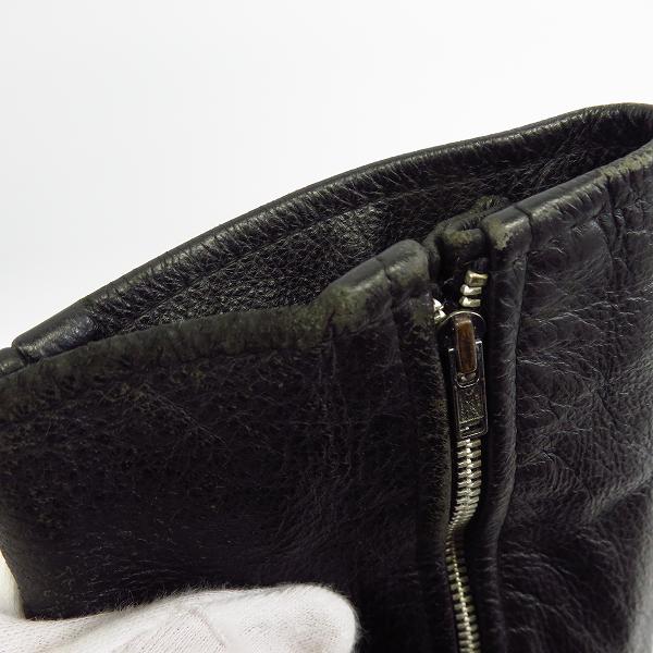 実際に弊社で買取させて頂いたPaul Smith LONDON/ポールスミス カウレザー シングル ライダースジャケット Mの画像 5枚目