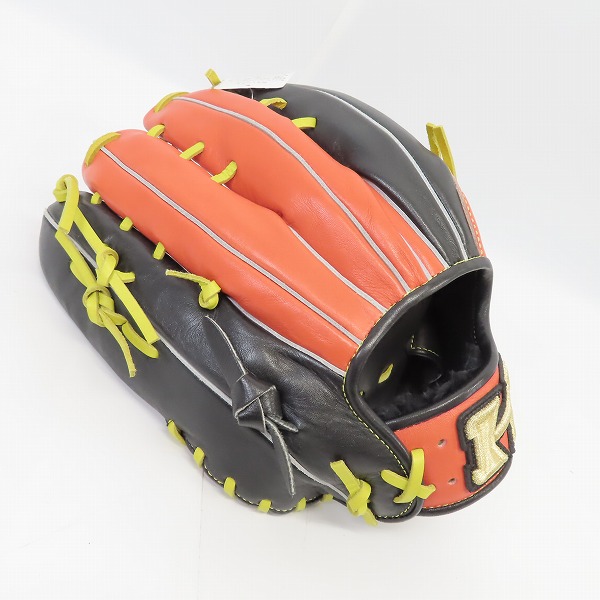 実際に弊社で買取させて頂いた【未使用】Hi-Gold/ハイゴールド 己極 軟式 外野手用 グラブ/グローブ OKG-728SPの画像 1枚目