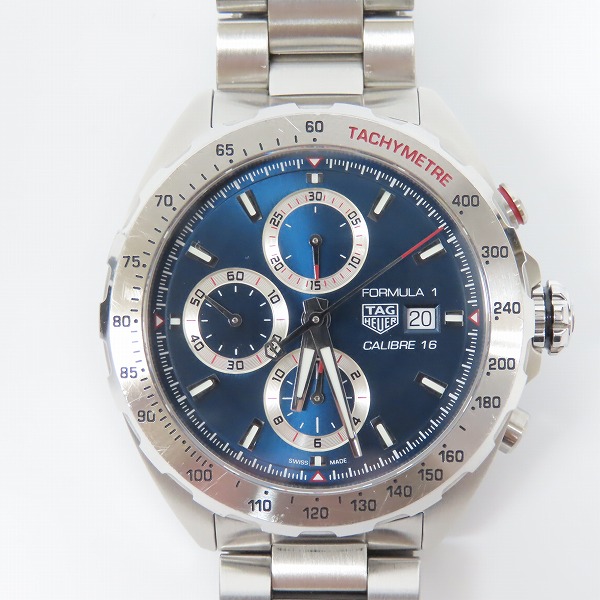 実際に弊社で買取させて頂いたTAG HEUER/タグホイヤー フォーミュラ1 クロノグラフ CAZ2015-0の画像 1枚目