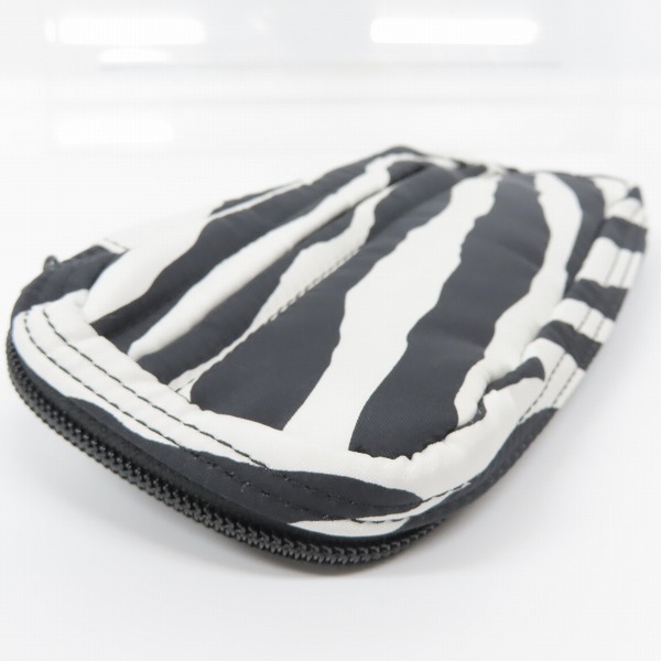 実際に弊社で買取させて頂いたHEAD PORTER/ヘッドポーター ゼブラ柄 ペンケース 黒×白の画像 3枚目