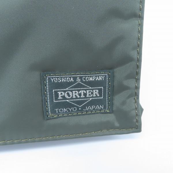 実際に弊社で買取させて頂いたHEAD PORTER/ヘッドポーター OLIVEDRAB/オリーブドラブ クラッチバッグの画像 3枚目