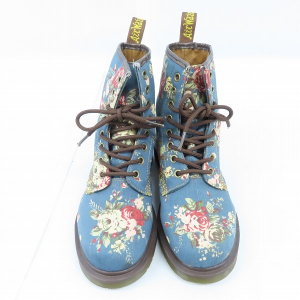 Dr.Martens/ドクターマーチン CASTEL/カステル 花柄 8ホールブーツ/UK4