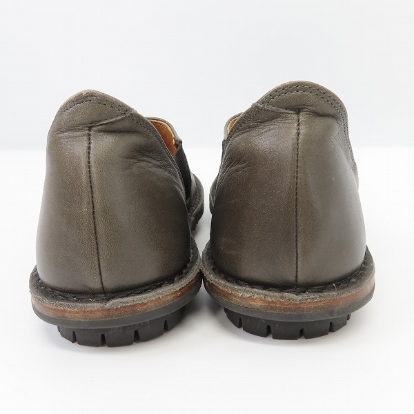 実際に弊社で買取させて頂いたtrippen/トリッペン サイドゴア レザーシューズ カーキ/40の画像 1枚目