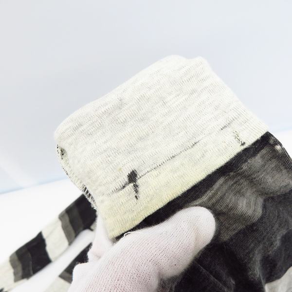 実際に弊社で買取させて頂いたDIESEL/ディーゼル DIESEL BLACK GOLD/ブラック ゴールド ペイント風ボーダーカットソー/フード付きカットソー 2点セットの画像 5枚目