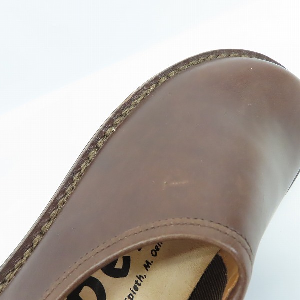 実際に弊社で買取させて頂いたtrippen/トリッペン サイドゴア レザー スリッポン ブラウン/40の画像 6枚目