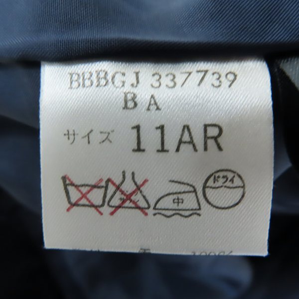 実際に弊社で買取させて頂いたBROOKS BROTHERS/ブルックスブラザーズ 金ボタン テーラード ジャケット/ブレザー/size：11 /2点セットの画像 3枚目