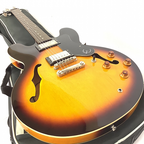実際に弊社で買取させて頂いた★Epiphone/エピフォン DOT/VS セミアコ エレキギター 動作確認済み
