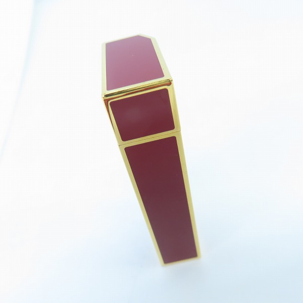 実際に弊社で買取させて頂いたCartier/カルティエ ガスライター レッド×ゴールドの画像 2枚目