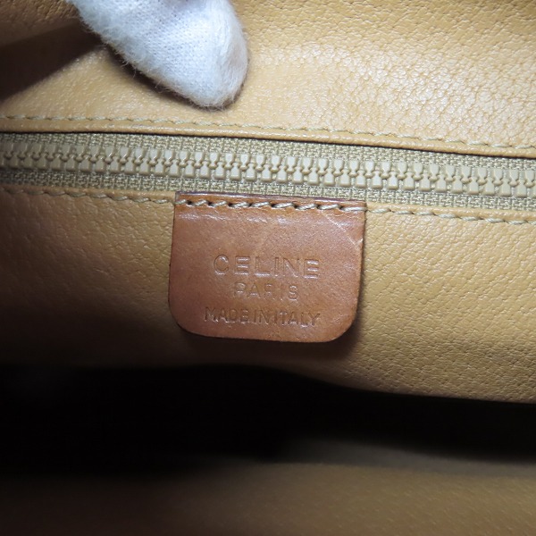 実際に弊社で買取させて頂いたCELINE/セリーヌ マカダム ドローストリング ショルダーバッグの画像 5枚目