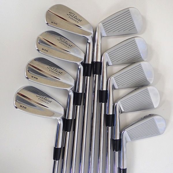 実際に弊社で買取させて頂いたTitleist/タイトリスト 670 FORGED アイアン #2～9,Pw 9本セット Dynamic Gold S300の画像 1枚目