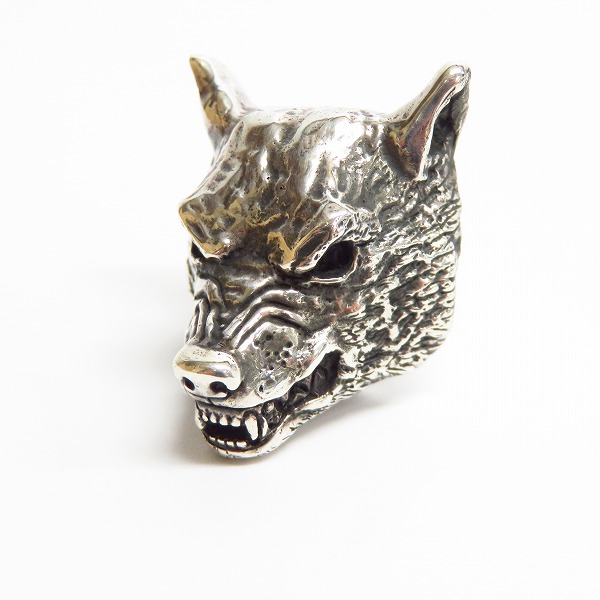 実際に弊社で買取させて頂いた【ギャラ付き】Crazy Pig/クレイジーピッグ ウルフ ペンダントトップ #209