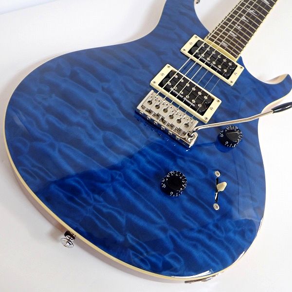 実際に弊社で買取させて頂いた★PRS/Paul Reed Smith/ポールリードスミス SE CUSTOM 24 QM LTD ダンカンPU・タップスイッチ搭載 ギグケース付の画像 4枚目
